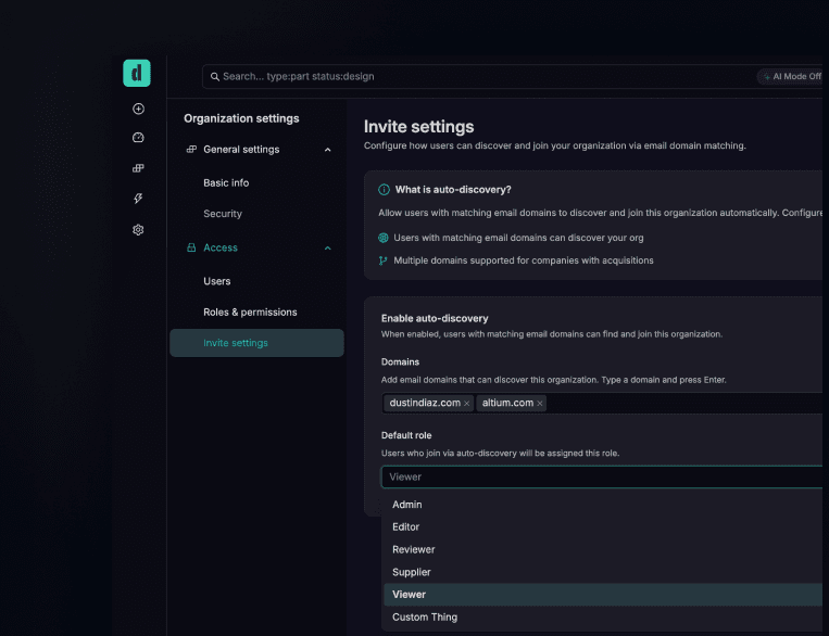 Custom invites for new org members (2.1.35)